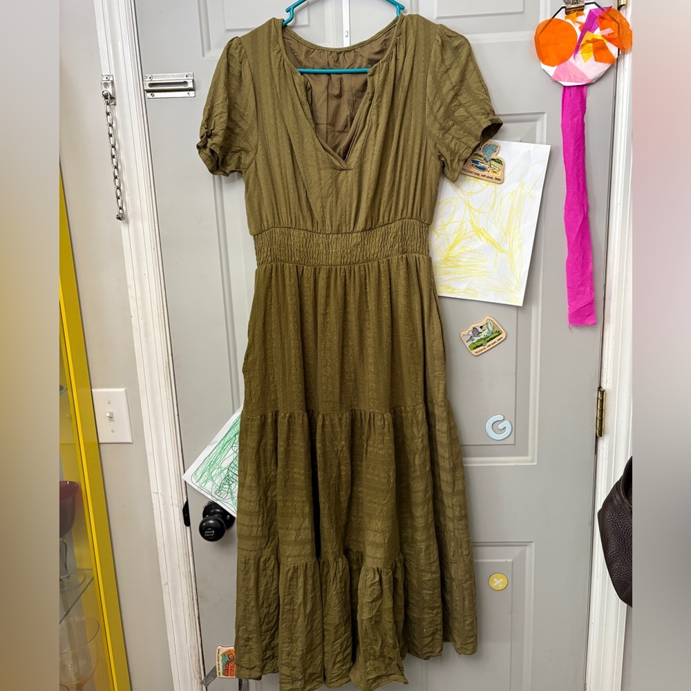 Chicwish Olive Maxi Dress